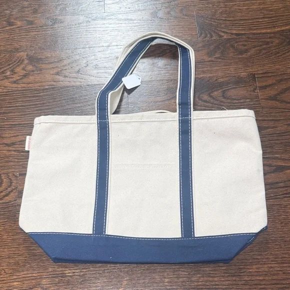 CB station canvas zip tote 17X11.5 100%cotton - Picture 1 of 6